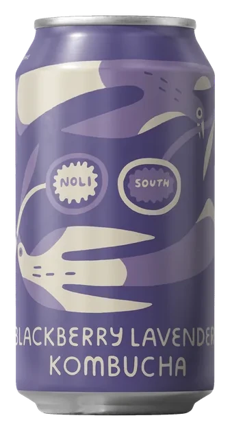 Blackberry Lavender kombucha can